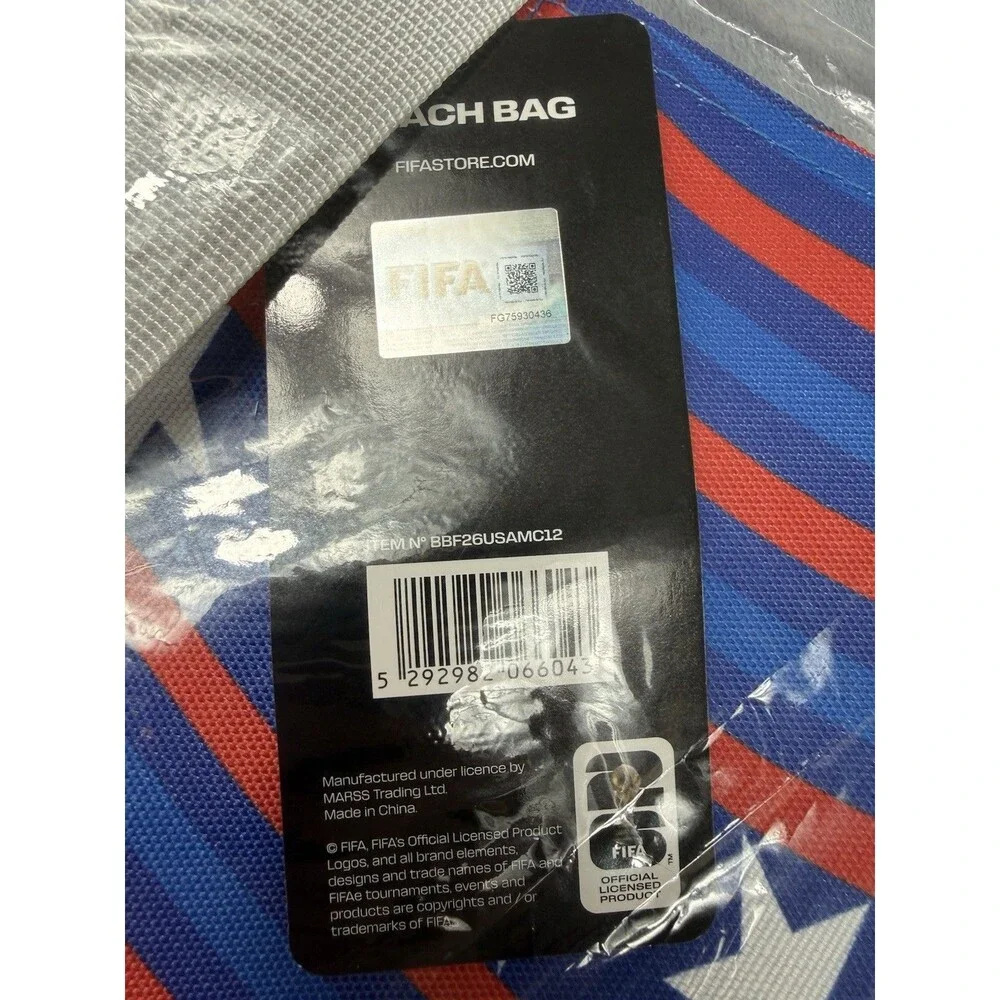 USA FIFA World Cup 2026 Canvas Beach Bag